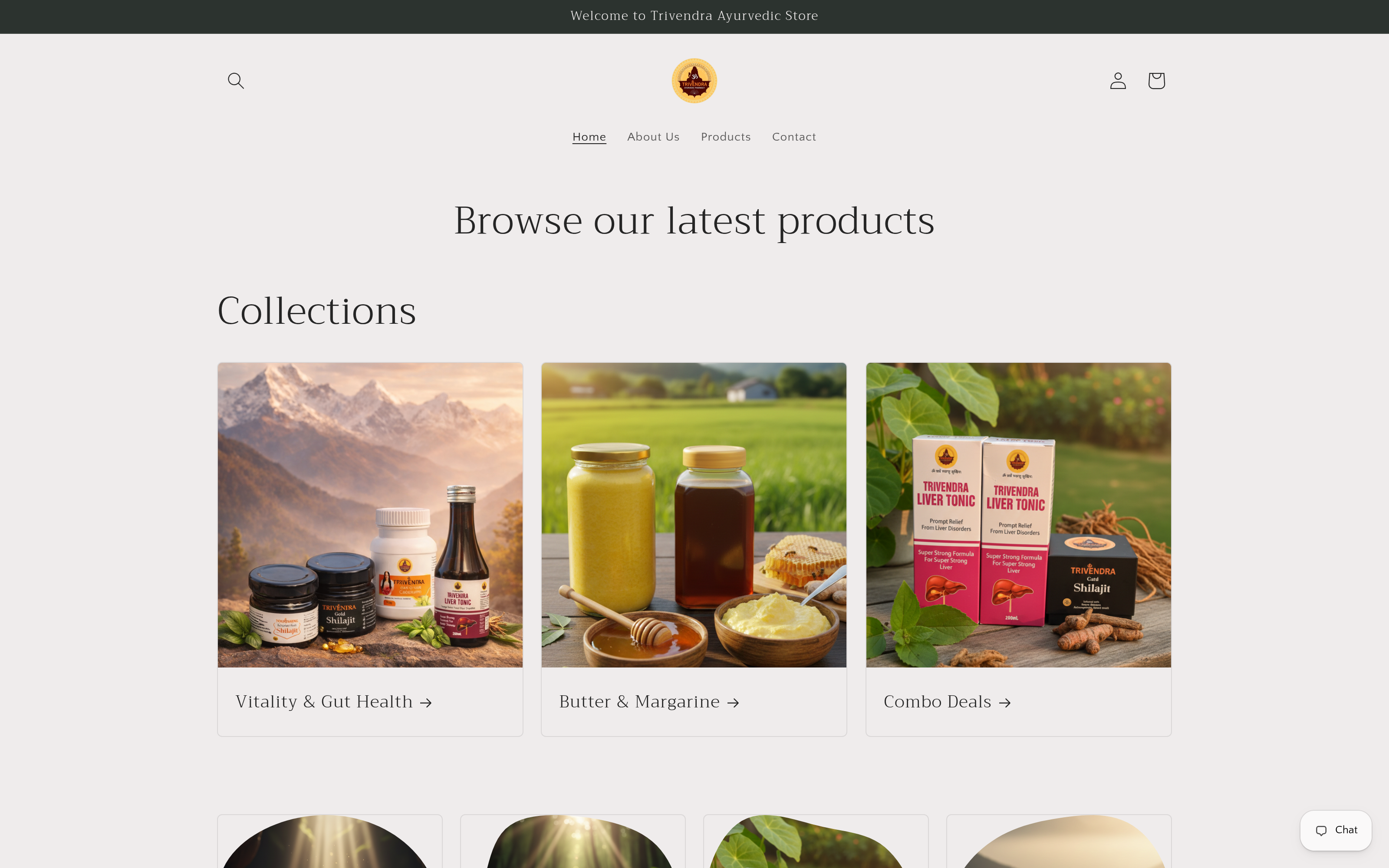 Trivendra Ayurvedic Store screenshot